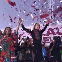 Claudia Sheinbaum pasa apuros para entusiasmar a los presentes en su mitin en Xochimilco