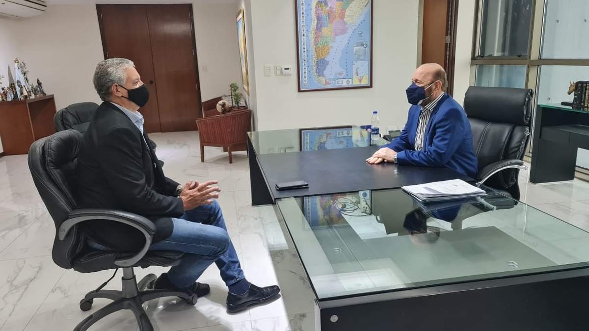 Horacio Pietragalla se reunió con Gildo Insfrán. Fuente: (Twitter)
