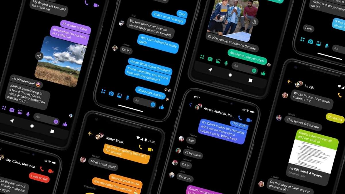 WhatsApp lanzó el modo oscuro. Fuente: (Instagram).