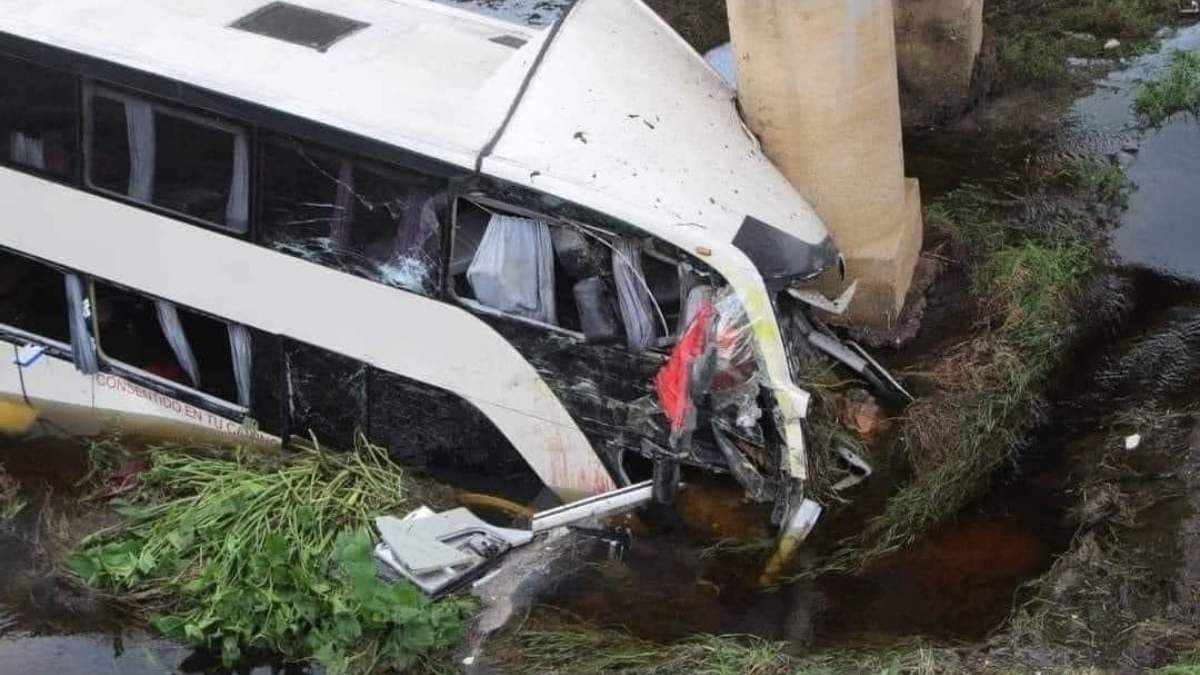 Autobús accidentado
