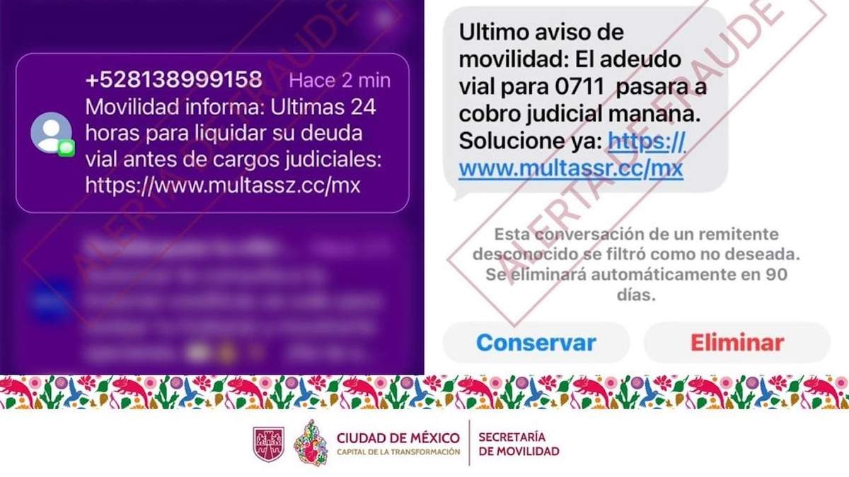 Los mensajes que llegan al teléfono
