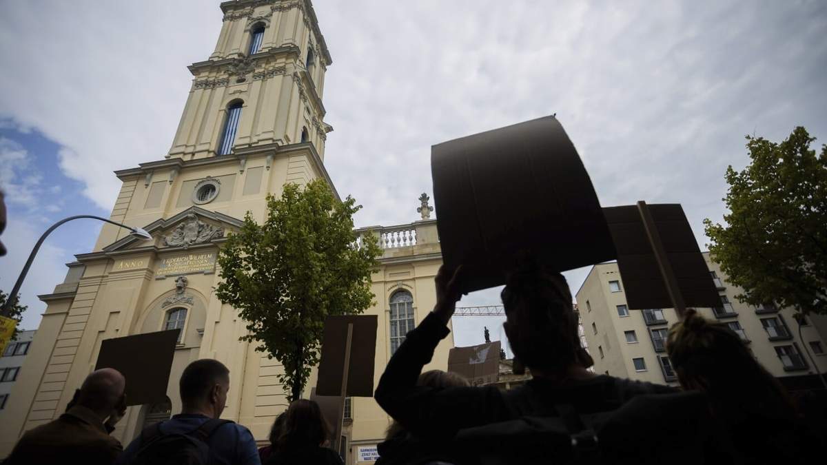 Foto de la iglesia reconstruida en Potsdam, Alemania
