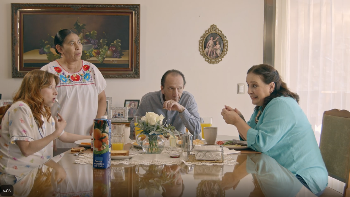 Escena de "Una artista en la familia"