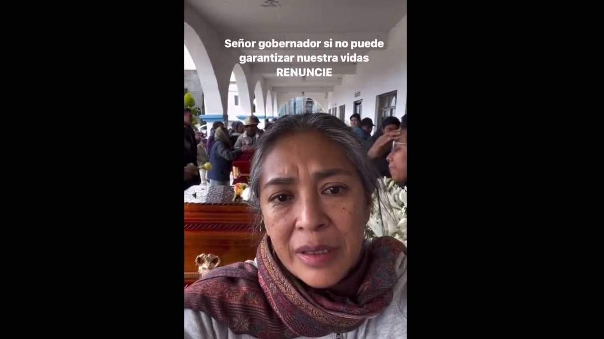 La cineasta oaxaqueña Ángeles Cruz