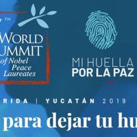 17 Cumbre Mundial de 26 Premios Nobel de la Paz en Yucatán