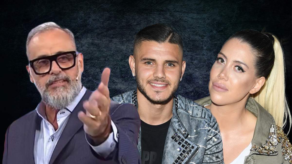Jorge Rial, Mauro Icardi y Wanda Nara. Fuente: (Minuto Neuquén)