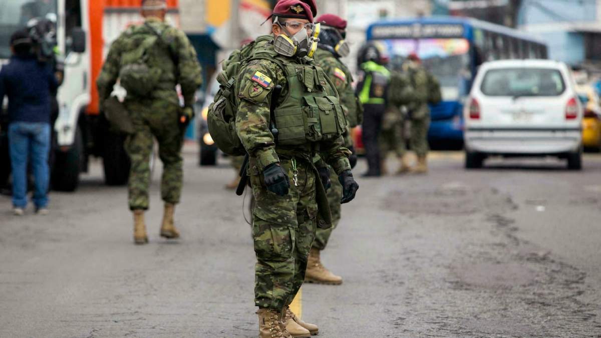Militares en Ecuador. Fuente: (Twitter)