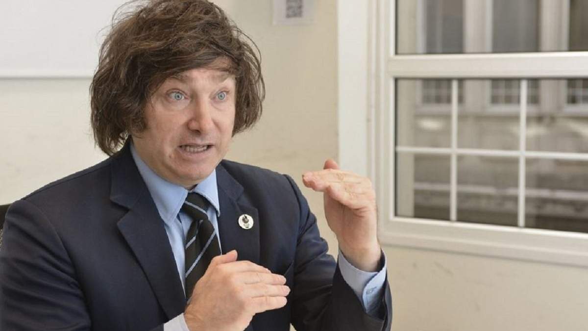 Javier Milei, precandidato a presidente por La Libertad Avanza. Fuente: (Twitter)