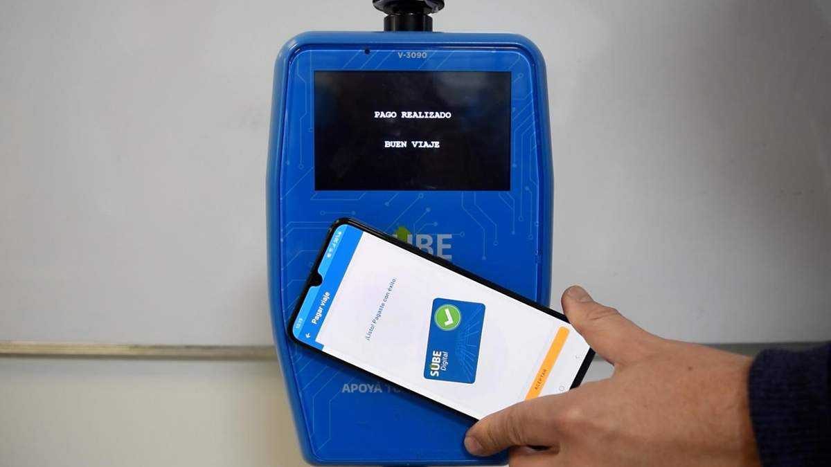 La SUBE digital se extenderá a todo el sistema de transporte de forma gradual. Fuente: (X)