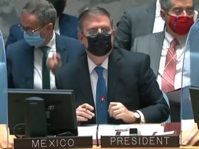 Esfuerzos por frenar el tráfico de armas han sido insuficientes, dice Ebrard ante la ONU