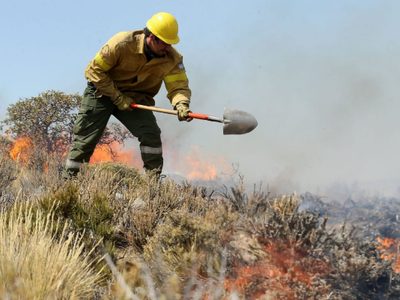 Ya está controlado el incendio cercano a Piedra del Águila