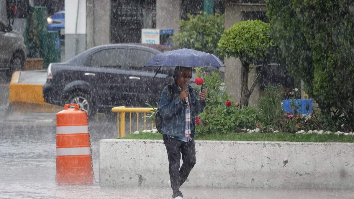 Se prevén lluvias puntuales fuertes en la Ciudad de México durante este lunes