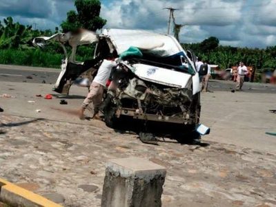 Tres migrantes mueren en accidente carretero en Chiapas