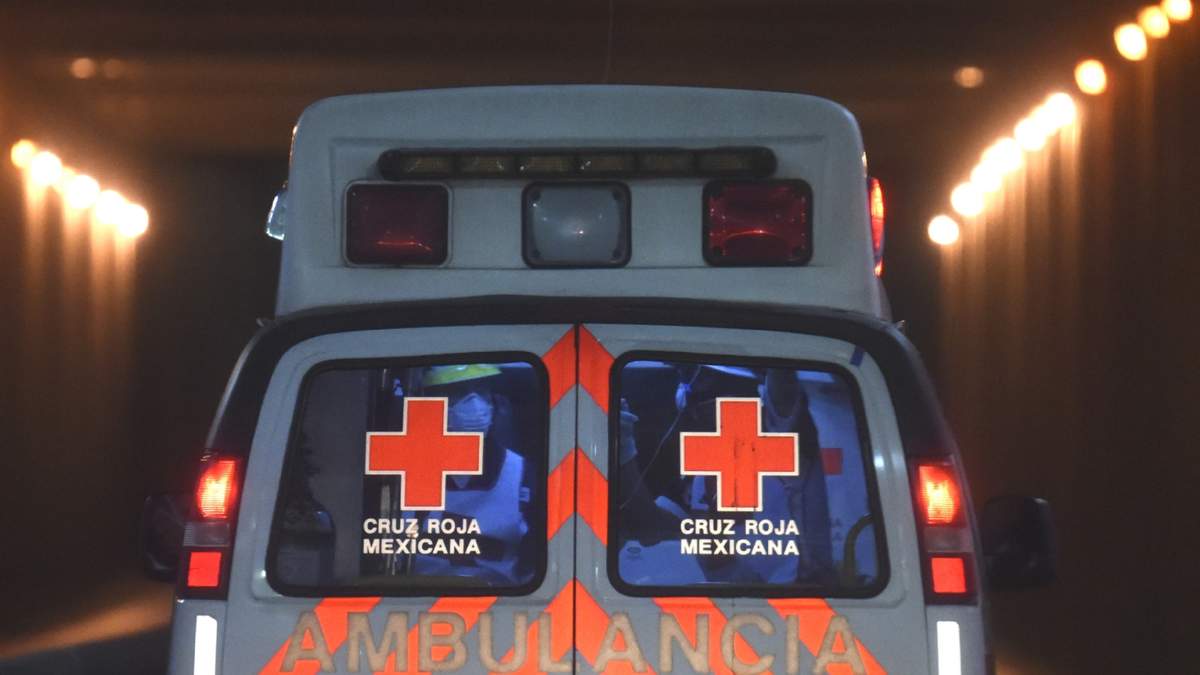 Una ambulancia de la Cruz Roja