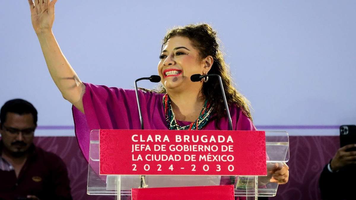 La jefa de Gobierno electa, Clara Brugada