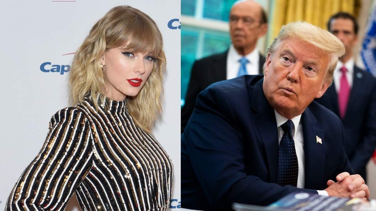 Taylor Swift y Donald Trump. Fuente: (Instagram)