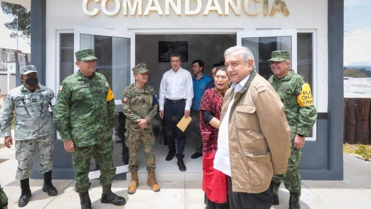 El presidente inauguró el décimo cuartel de la Guardia Nacional en Chiapas