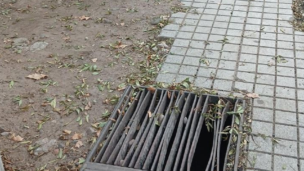 Veredas deterioradas en Ciudad.