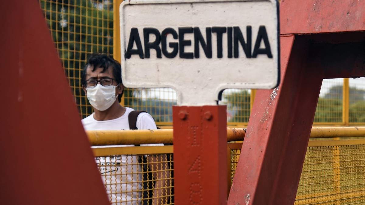 Frontera argentina. Fuente: (Twitter)