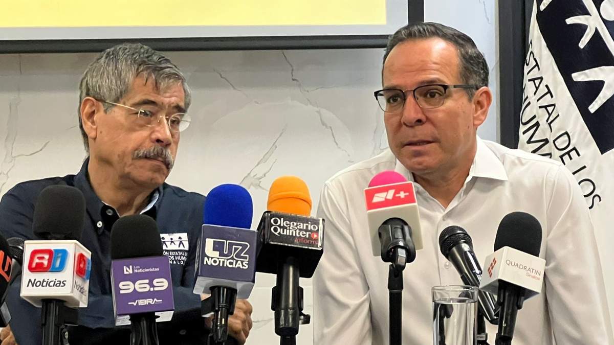 Miguel Calderón Quevedo, Coordinador General del Consejo Estatal de Seguridad Pública, y Óscar Loza Ochoa, Presidente de la Comisión Estatal de Derechos Humanos, hicieron el balance anual de los impactos y daños de la violencia y proponen proponen agenda “poscrisis” de inseguridad para Sinaloa