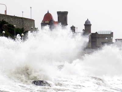 Alerta por ciclón extratropical y mar de fondo en la Costa Atlántica