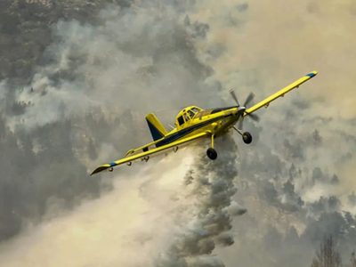 Neuquén sumó dos aeronaves para combatir incendios forestales ante la emergencia ígnea vigente