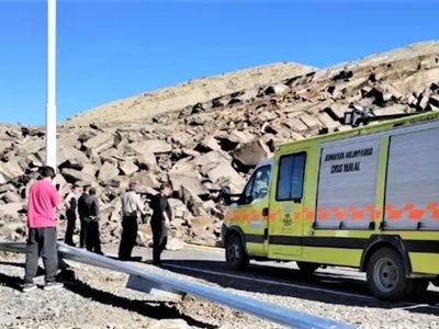 Derrumbe en Chos Malal: la ruta 43 permanecerá intransitable por varios meses