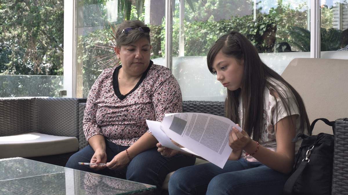 Montserrat García y su mamá María Inés.