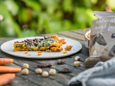 En pocos minutos hacé esta tarta sin gluten con base de zanahoria: rápida y saludable