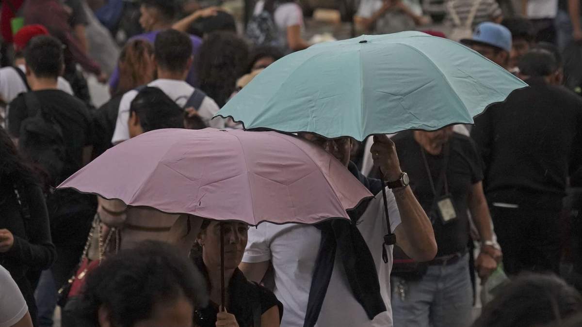 Probabilidad de lluvias fuertes a puntuales muy fuertes en la Ciudad de México este martes