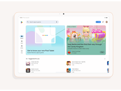 Así es la nueva Play Store de Google para pantallas grandes