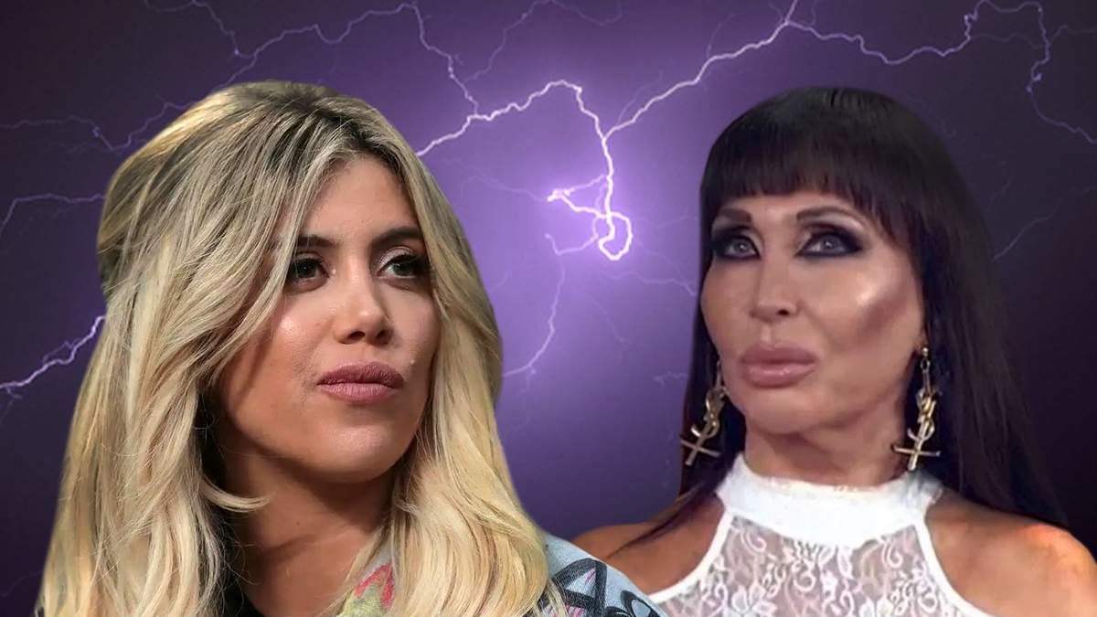Wanda Nara y Moria Casán. Fuente: (Minuto Neuquén)