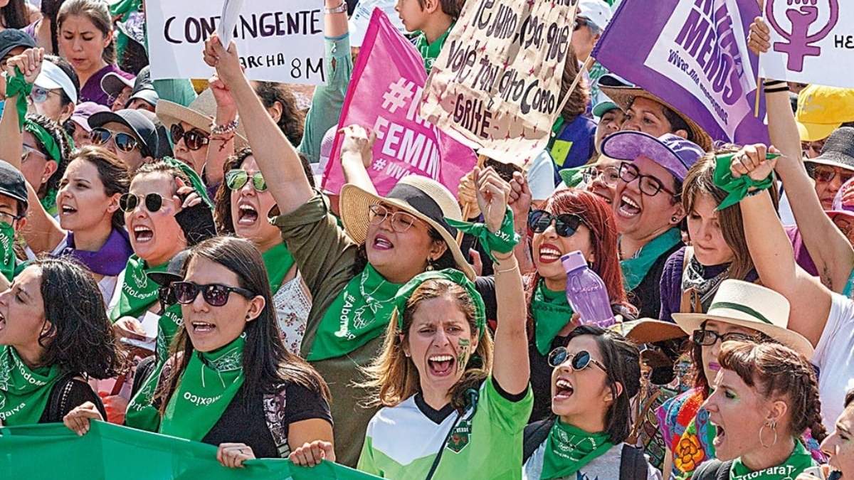 Protesta por la violencia contra las mujeres