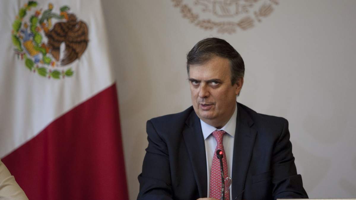 El canciller Marcelo Ebrard