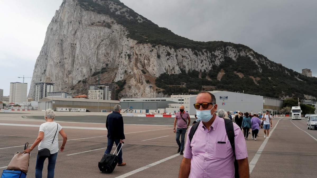 Frontera de Gibraltar. Fuente: (Twitter)