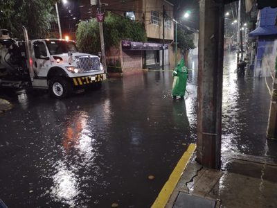 Lluvia del fin de semana, la más intensa en 34 años en la CDMX