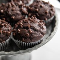 Muffins de chocolate sin harina y con avena: deliciosos y bajos en calorías para comer sin culpa