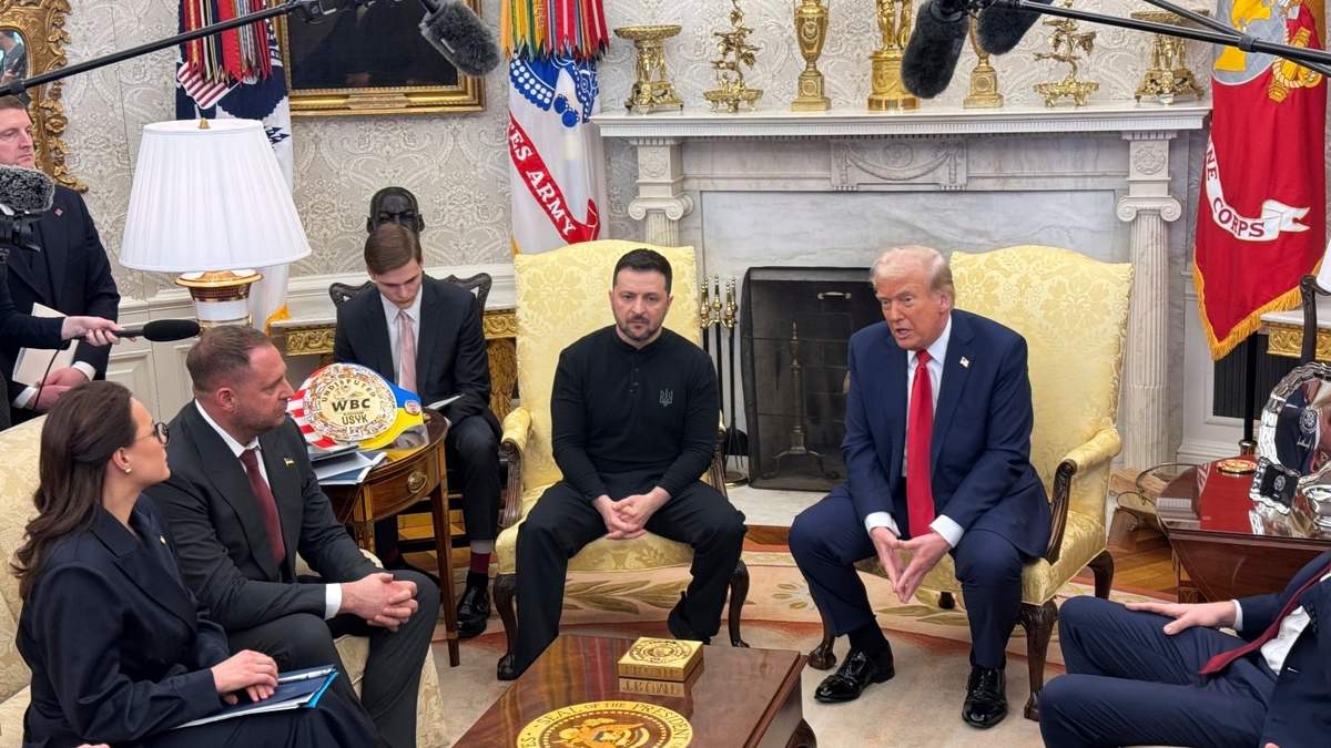 El presidente Donald Trump se reúne con su homólogo ucraniano Volodymyr Zelenskyy en el Despacho Oval de la Casa Blanca, el viernes 28 de febrero de 2025, en Washington