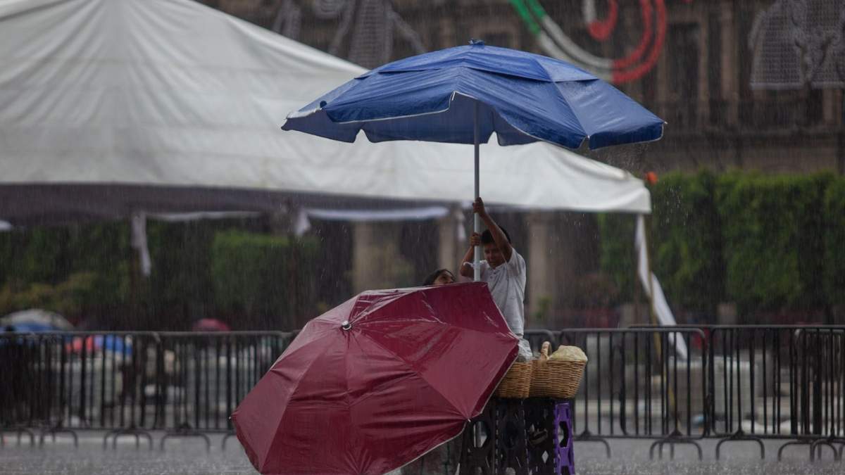 Se prevén lluvias puntuales fuertes en la Ciudad de México este miércoles