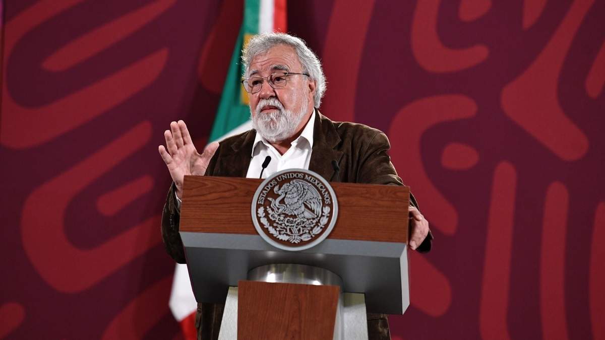Alejandro Encinas en la conferencia mañanera