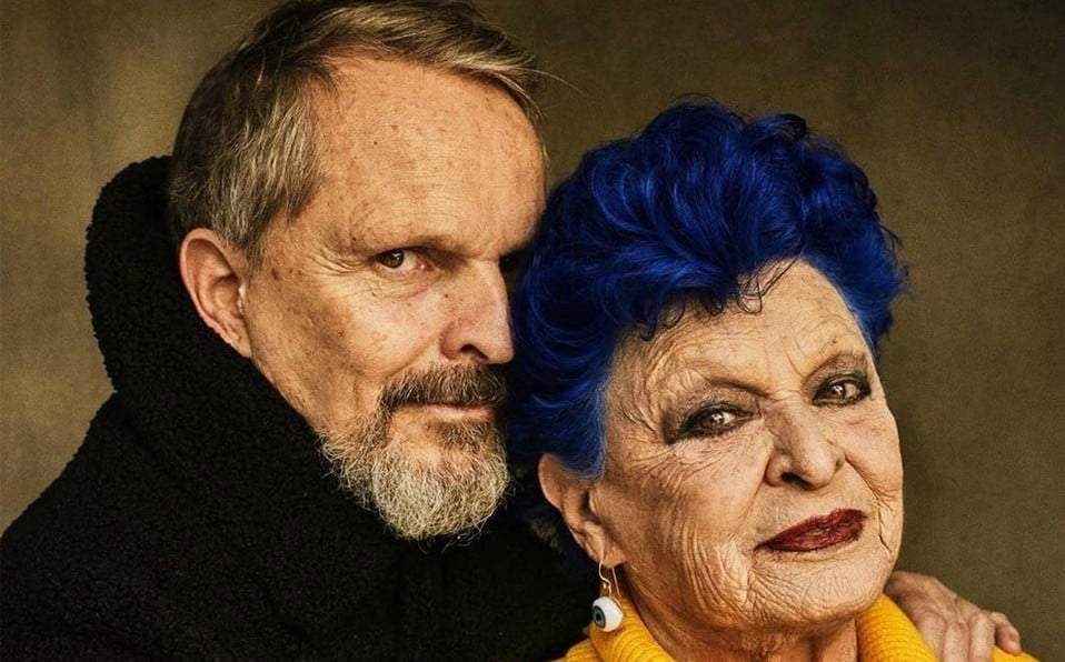Miguel Bosé y su madre. Fuente: (Instagram)