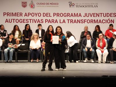Brugada entrega ahora apoyos económicos a “juventudes autogestivas”