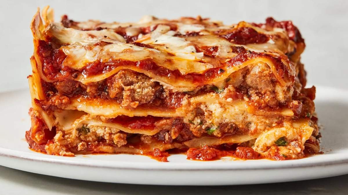 Lasagna. Fuente: (Instagram)