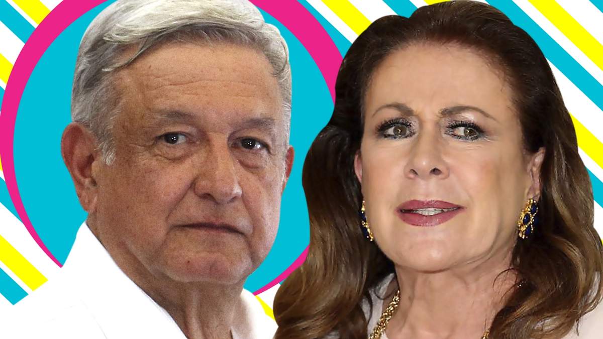 Andrés López Obrador y Laura Zapata. Fuente: (Instagram).