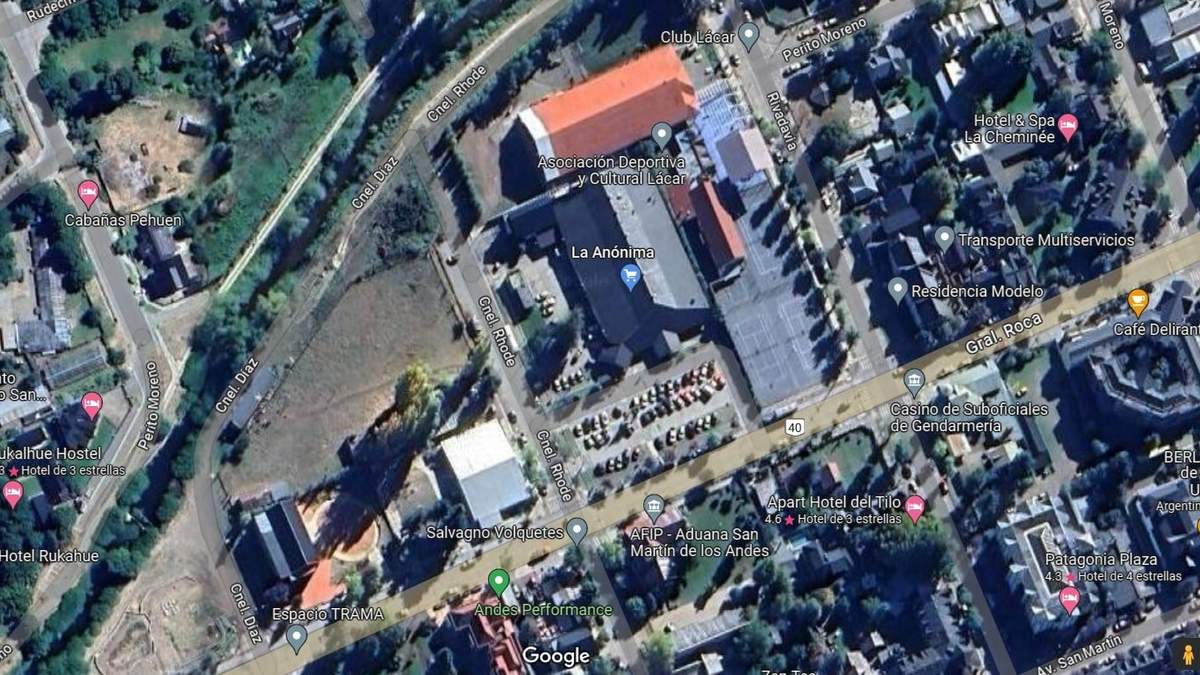 Lugar del hallazgo. Fuente: (Google Maps)