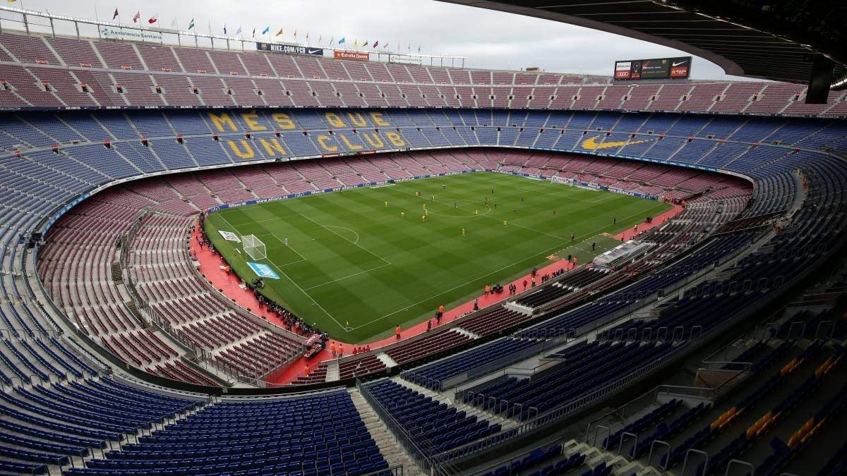 Estadio Camp Nou. Fuente: (Twitter).