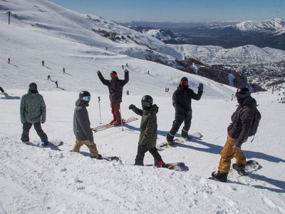 Volvió a nevar en Bariloche y se reactivaron las actividades en el Cerro Catedral