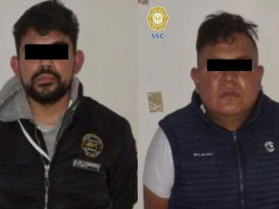 Caen dos sujetos por presunta relación con un convoy armado en Milpa Alta