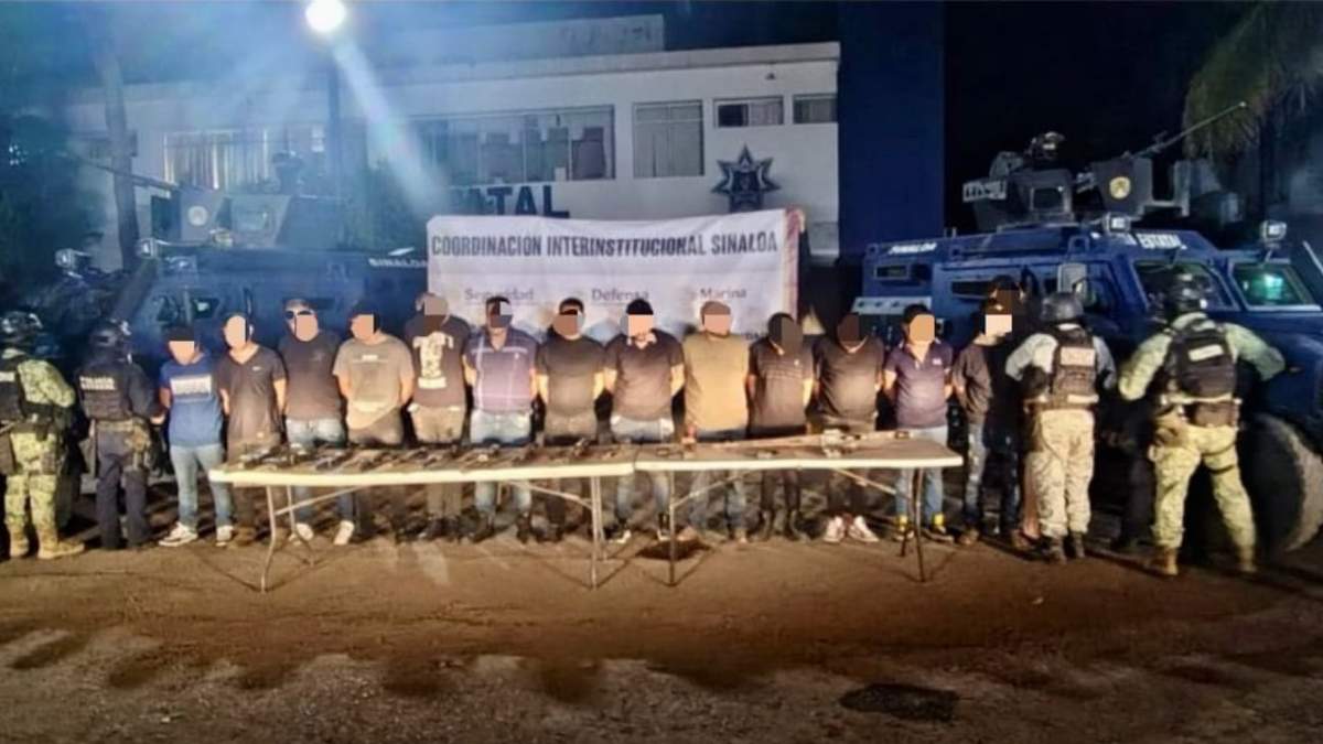 Autoridades capturaron a 14 personas en Navolato, Sinaloa