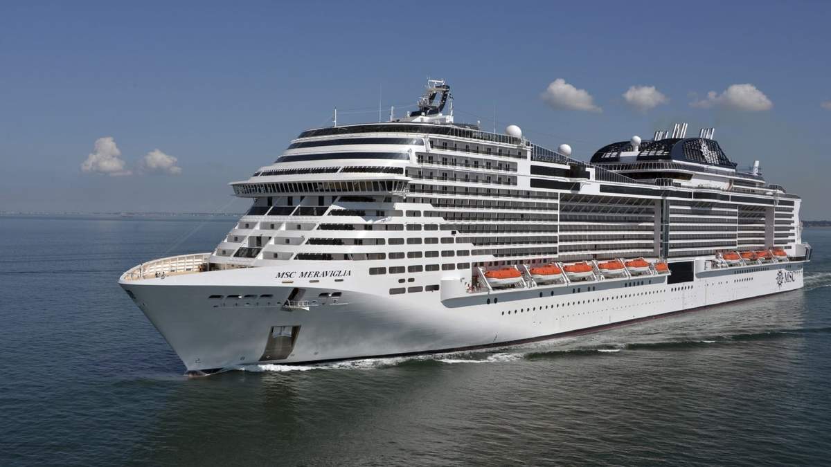 MSC Meraviglia logró atracar en México. Fuente: (Twitter)
